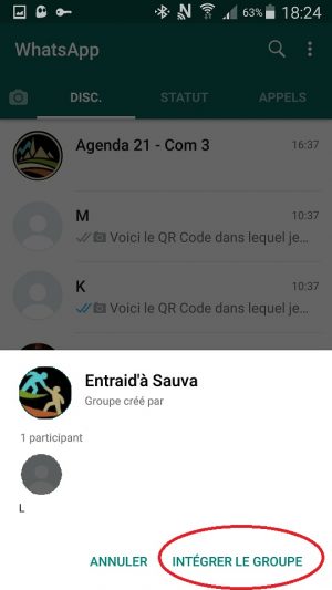 rejoindre groupe rejoindre groupe